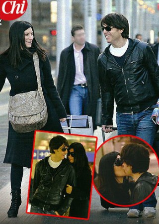 Póster da revista "Chi" com Laura Pausini e Paolo Carta